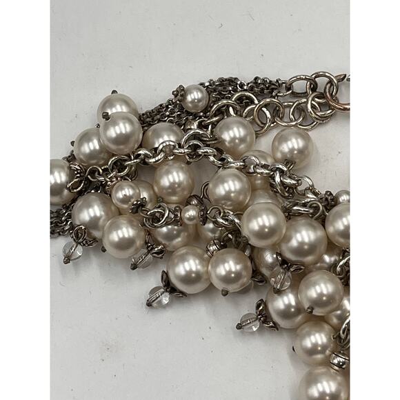 Brighton Double Strand Pearl-icious
Glass Pearl and Beaded Silver Tone Necklace - Picture 7 of 11